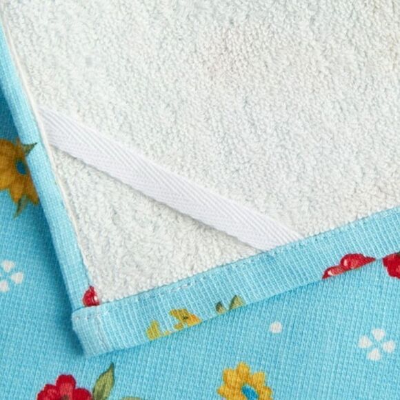 New The Pioneer Woman Sweet Rose Kitchen Towels, Set of 4: - Picture 3 of 6